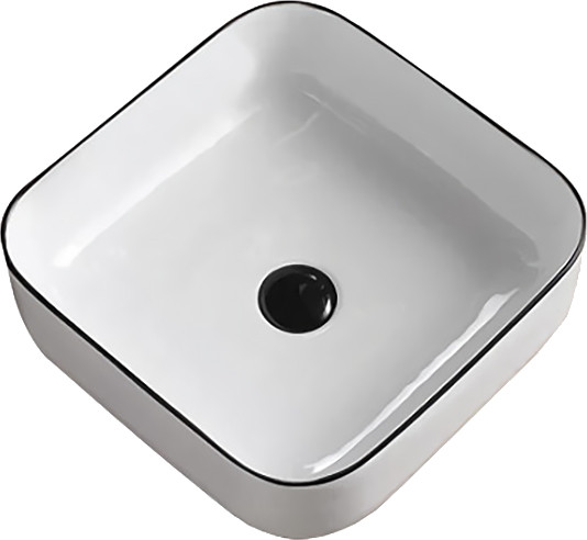 Умивальник Imprese Black Edge i11095