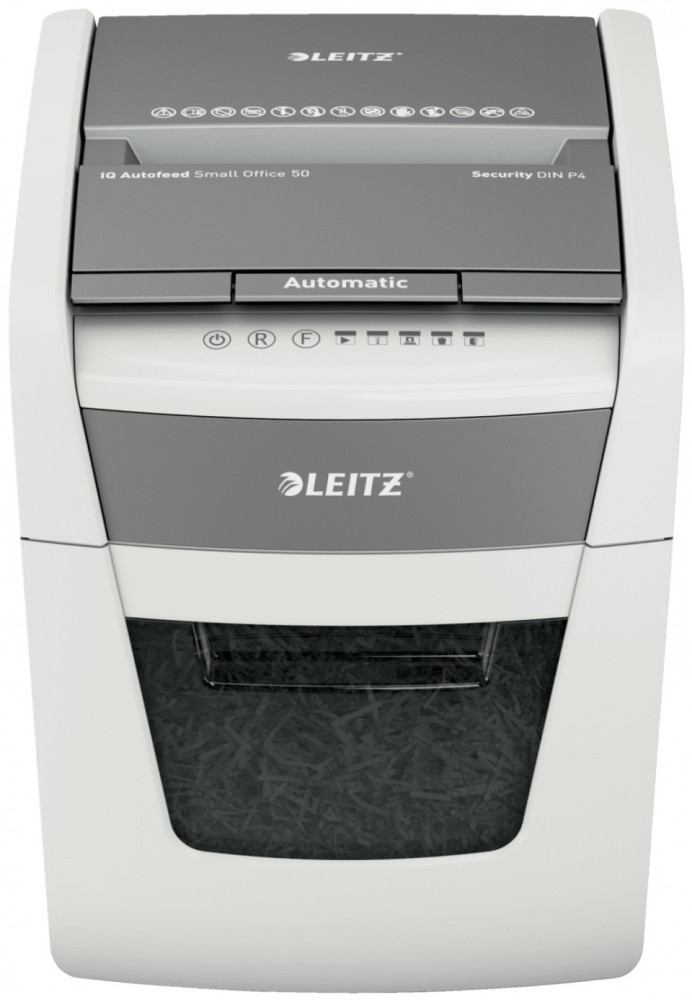Знищувач паперу LEITZ IQ Autofeed Small Office 50X P4