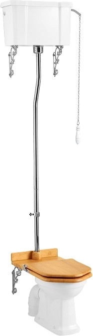 Унітаз Burlington P2-C28PK-T30CHR