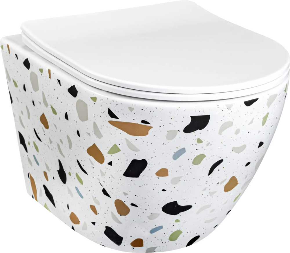 Унитаз REA Carlos Terazzo REA-C8005