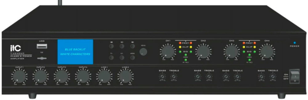 Підсилювач ITC T-4120UC