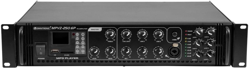 Усилитель Omnitronic MPVZ-250.6P