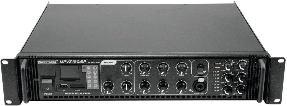 Усилитель Omnitronic MPVZ-120.6P