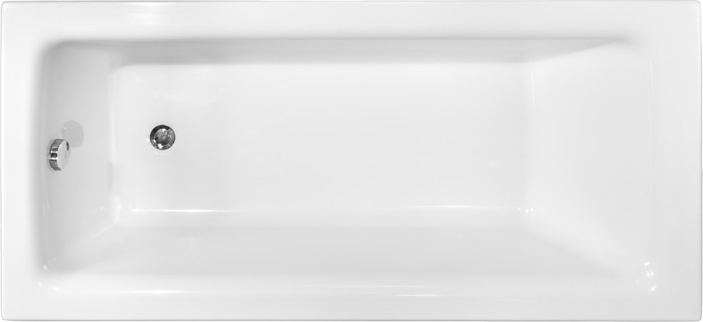 Ванна Besco Talia 170x75 см з ручками і підголівником