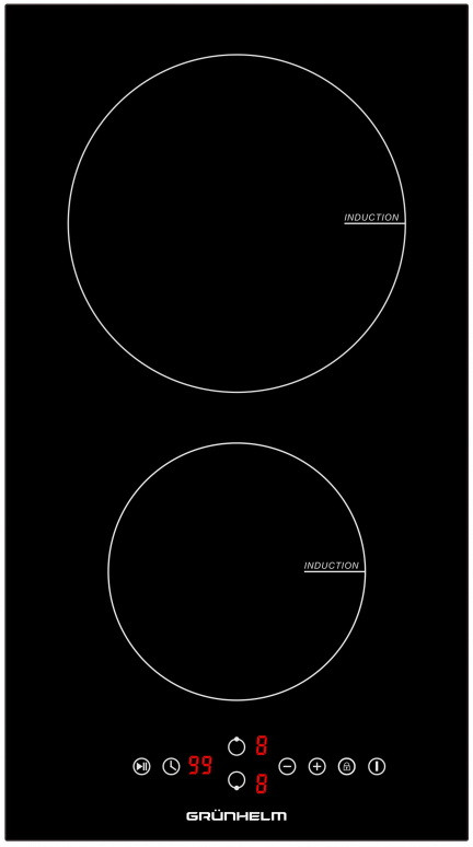 Варильна поверхня Grunhelm GPI 523 B