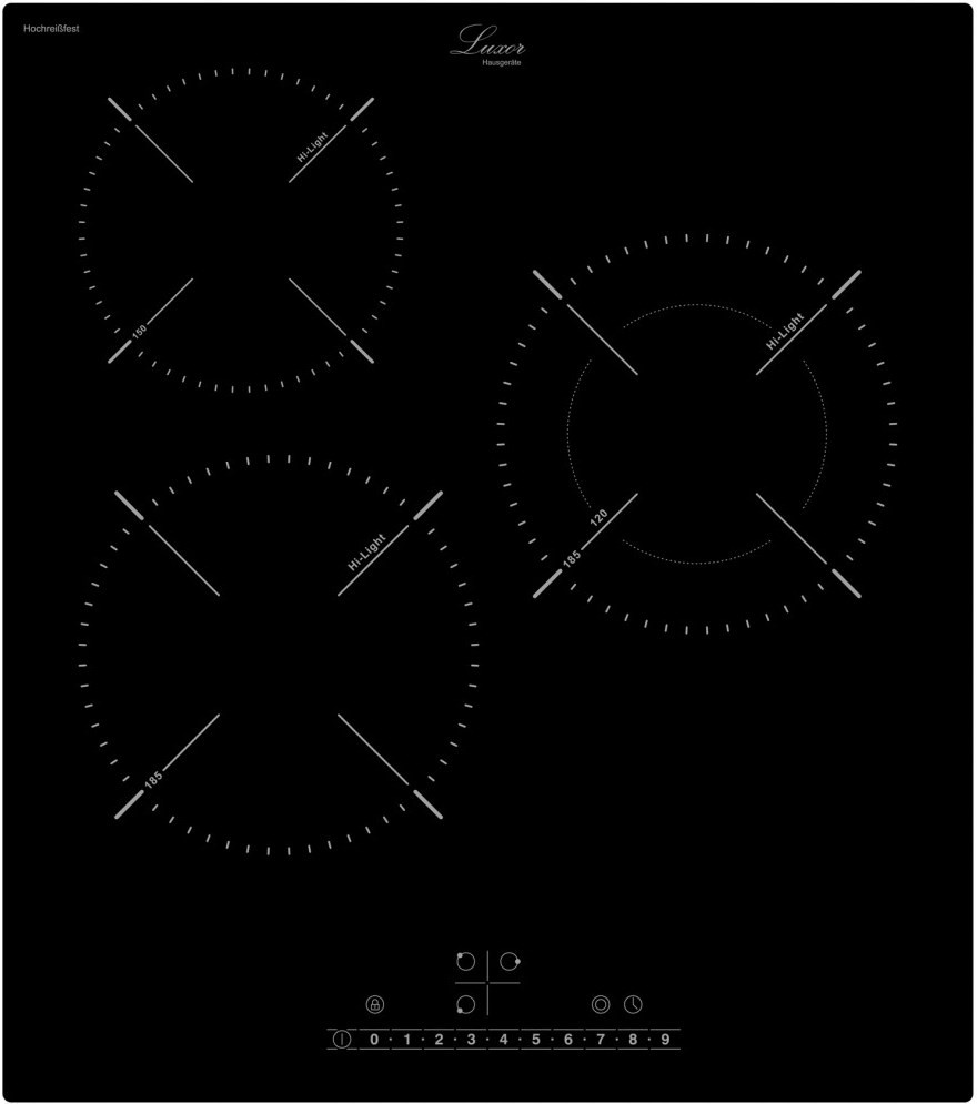 Варочная поверхность Luxor EH 445 BCH Smart