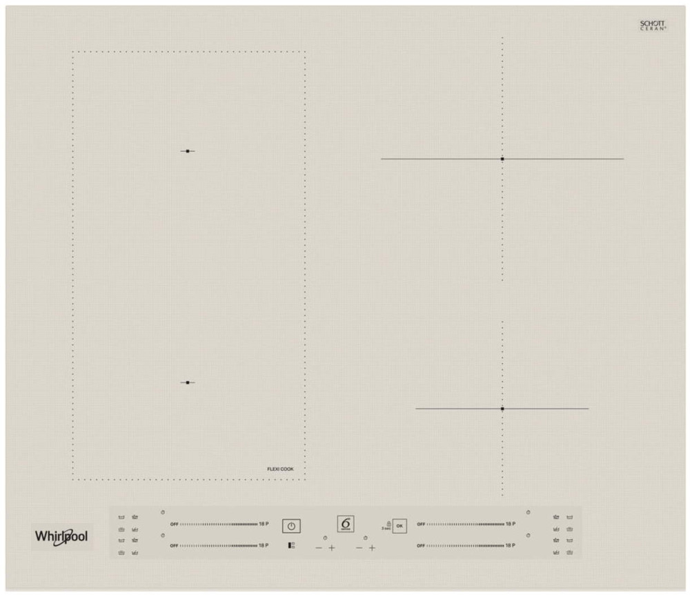 Варильна поверхня Whirlpool WLS 2760 BF/S
