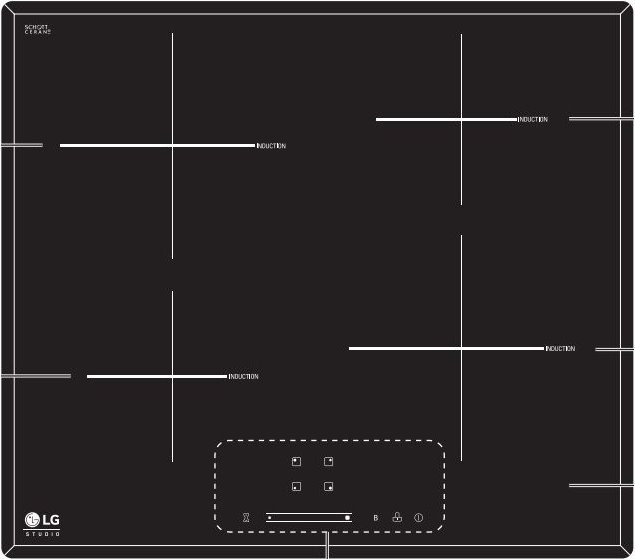 Варильна поверхня LG HU 642 PH