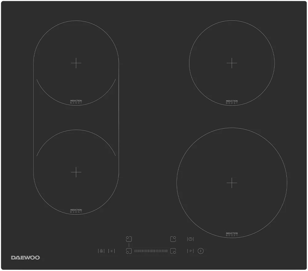 Варильна поверхня Daewoo H6VS28M2ZGUA