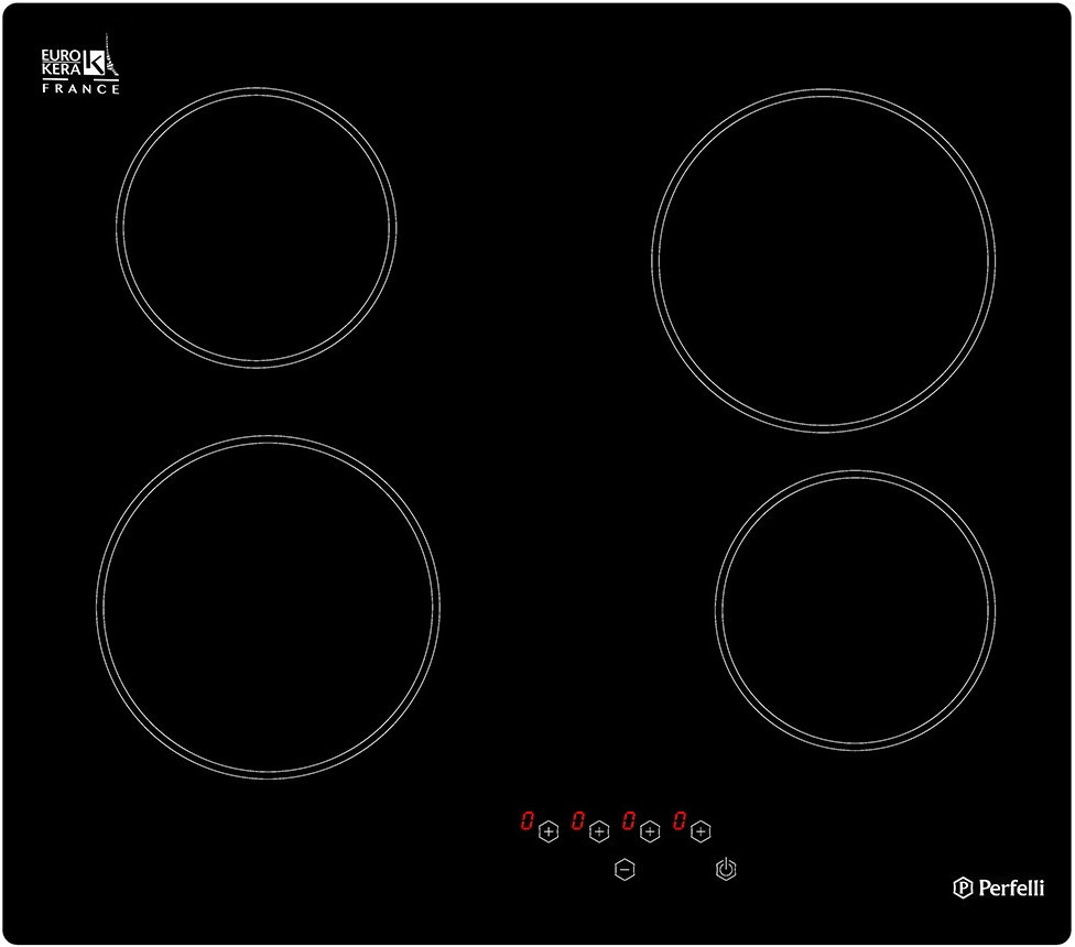 Варочная поверхность Perfelli VH 6102 BL