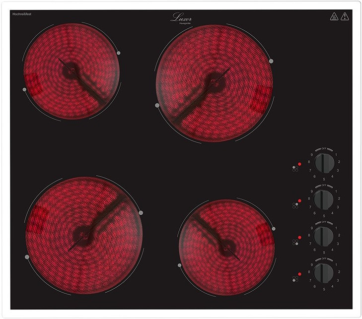 Варочная поверхность Luxor Bleibend 60 Round BK SS