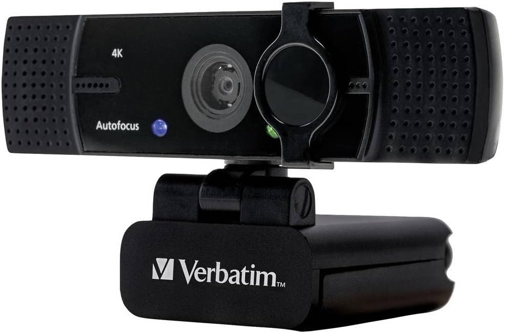 WEB-камера Verbatim Webcam with Dual Microphone Autofocus Ultra HD