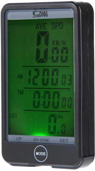 Велокомпьютер / спидометр Sunding SD-576C