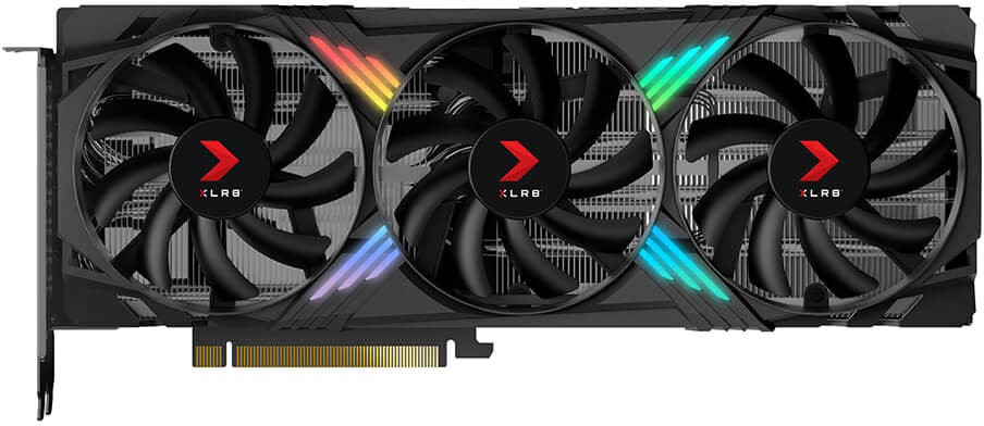 Видеокарта PNY GeForce RTX 4070 SUPER 12GB OC XLR8 ARGB TF Verto (VCG4070S12TFXXPB1-O)