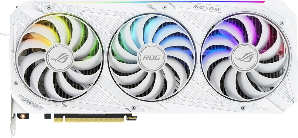 Видеокарта Asus GeForce RTX 3080 ROG STRIX OC White (ROG-STRIX-RTX3080-O10G-WHITE)