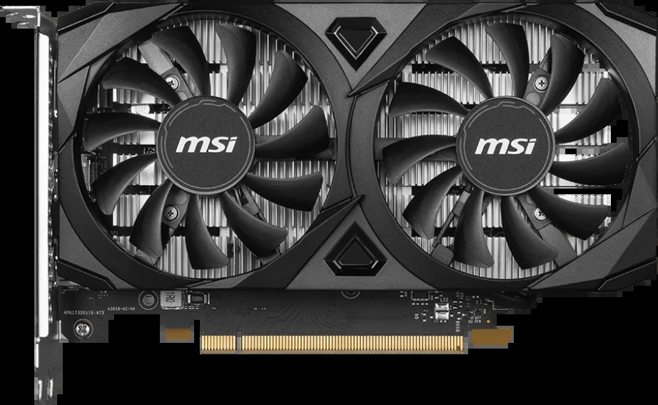 Видеокарта MSI GeForce RTX 3050 VENTUS 2X E 6G OC