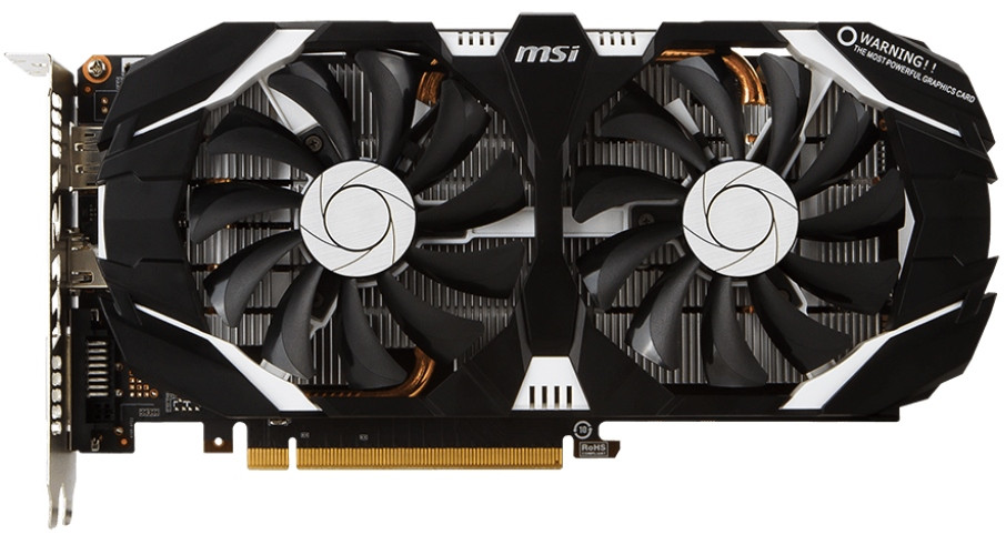 Видеокарта MSI GTX 1060 6GT OCV1