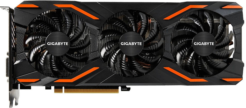 Відеокарта Gigabyte GeForce GTX 1080 WINDFORCE OC 8G (GV-N1080WF3OC-8GD)