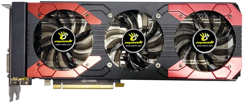 Відеокарта Manli GeForce GTX 1070 Ti Triple Cooler