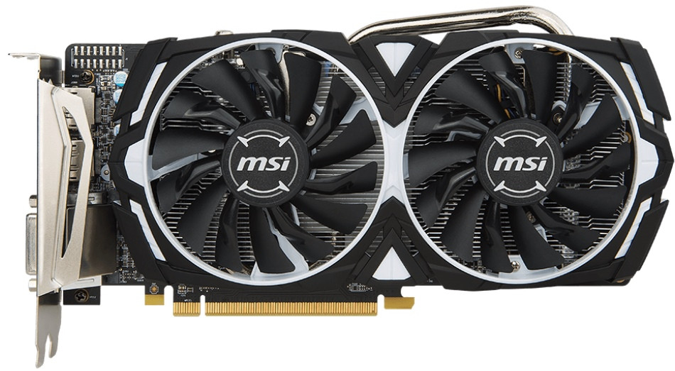Видеокарта MSI RX 470 ARMOR 4G OC