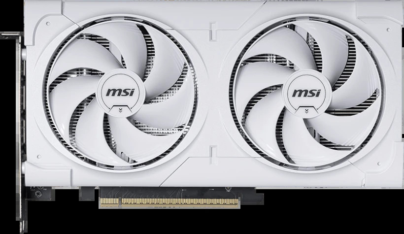Відеокарта MSI GeForce RTX 5060 Ti 8G VENTUS 2X OC WHITE PLUS (G506T8V2CWP)