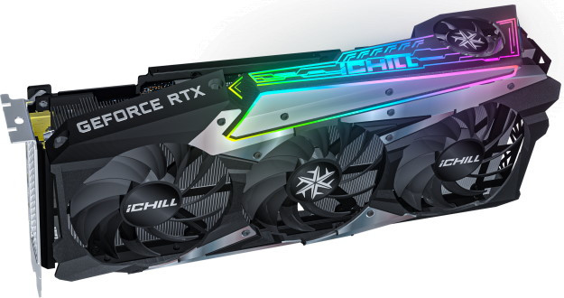 Видеокарта INNO3D GeForce RTX 3070 ICHILL X4 LHR (C30704-08D6X-1710VA35H)
