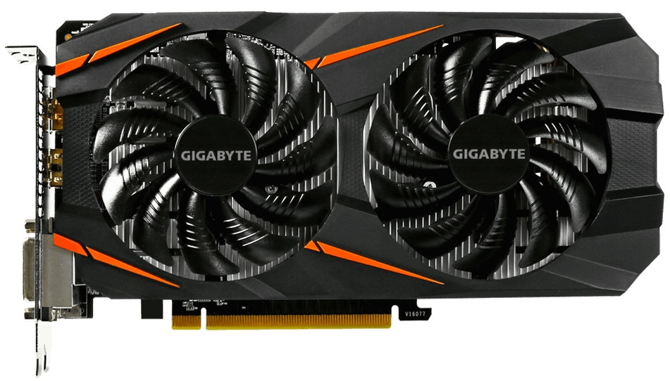 Відеокарта Gigabyte GeForce GTX 1060 WINDFORCE OC 6G (GV-N1060WF2OC-6GD)