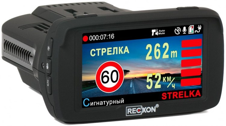 Гибридный видеорегистратор RECXON Ultra Signature GPS/GLONASS