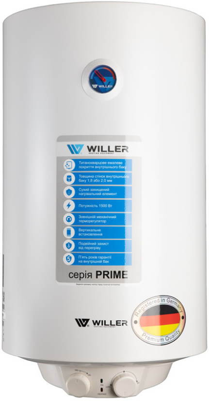 Бойлер Willer EV 30 DR Prime