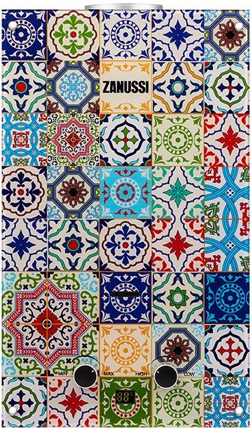 Проточный водонагреватель Zanussi GWH 10 Fonte Glass Fregio