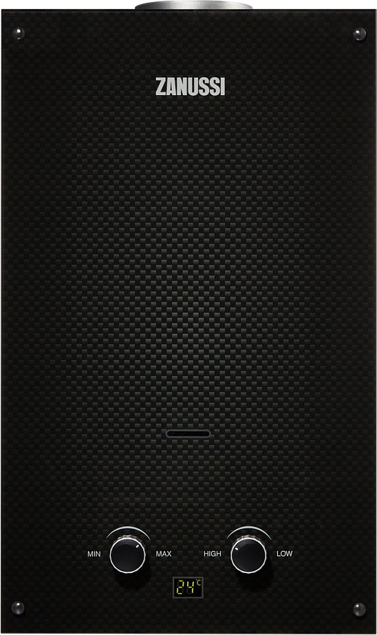 Проточный водонагреватель Zanussi GWH 10 Fonte Glass Carbon