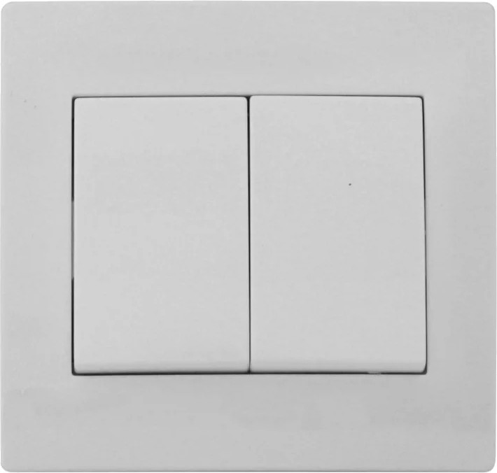 Вимикач Brille VB-2V2 WH (L15-006)