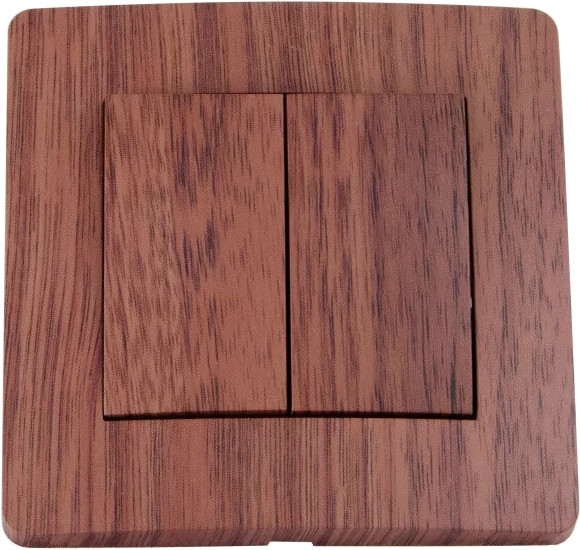 Выключатель Brille TB-2V BW (L15-084)