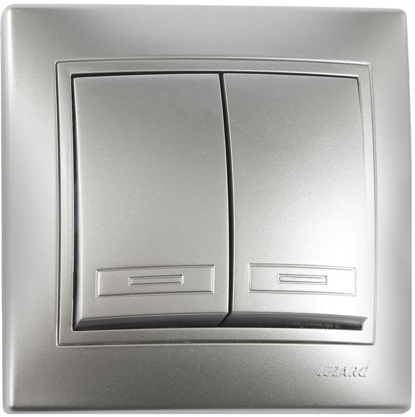 Вимикач Lezard Mira 701-1010-101