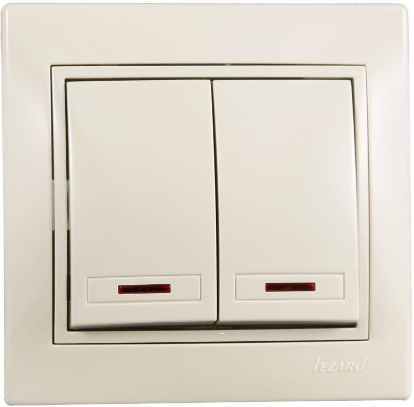 Вимикач Lezard Mira 701-0303-112