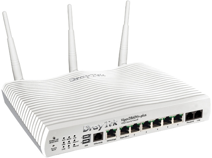 ADSL роутер DrayTek Vigor2860Vn plus