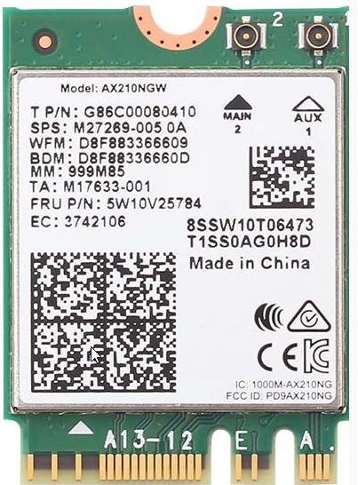 Wi-Fi-адаптер Intel Wi-Fi 6E AX210