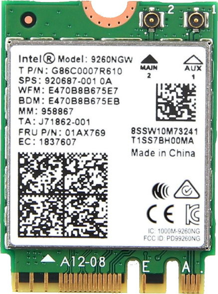 Wi-Fi-адаптер Intel Wireless-AC 9260 (9260NGW)