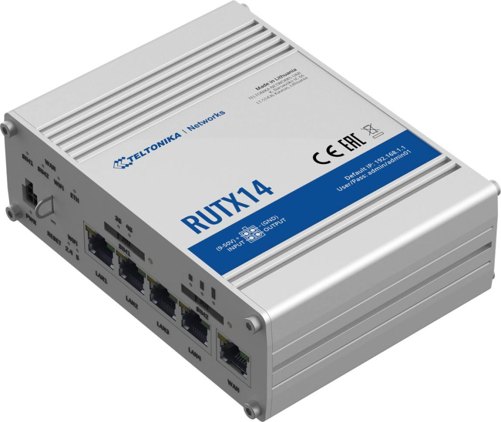 Роутер Teltonika RUTX14 (RUTX14000100)