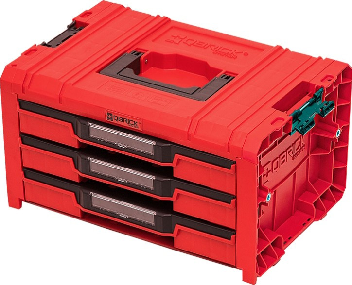 Ящик для инструмента Qbrick System PRO Drawer 3 Toolbox 2.0 Expert Red