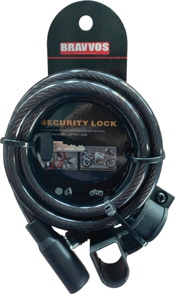 Велозамок / блокиратор BRAVVOS LOC-045-055 10x1500