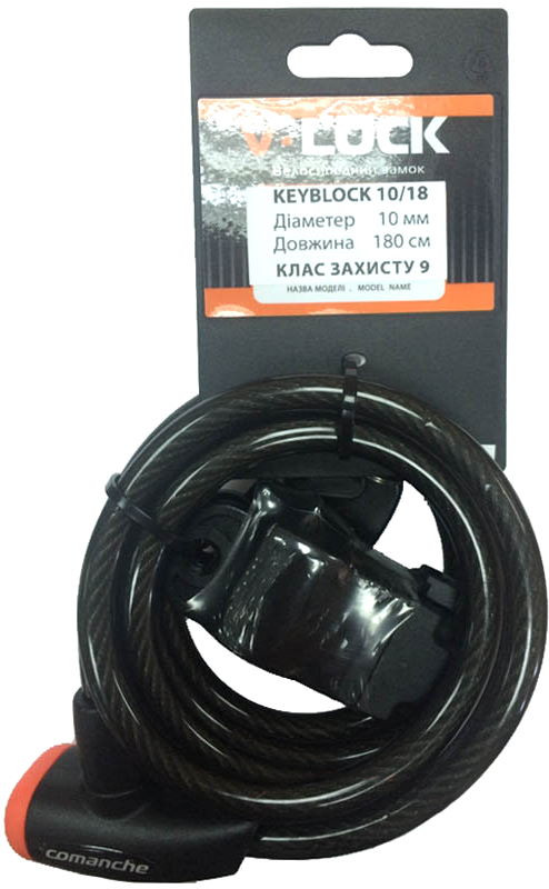 Велозамок / блокиратор Comanche Keyblock-10/18