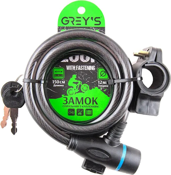 Велозамок / блокатор Greys GR51215