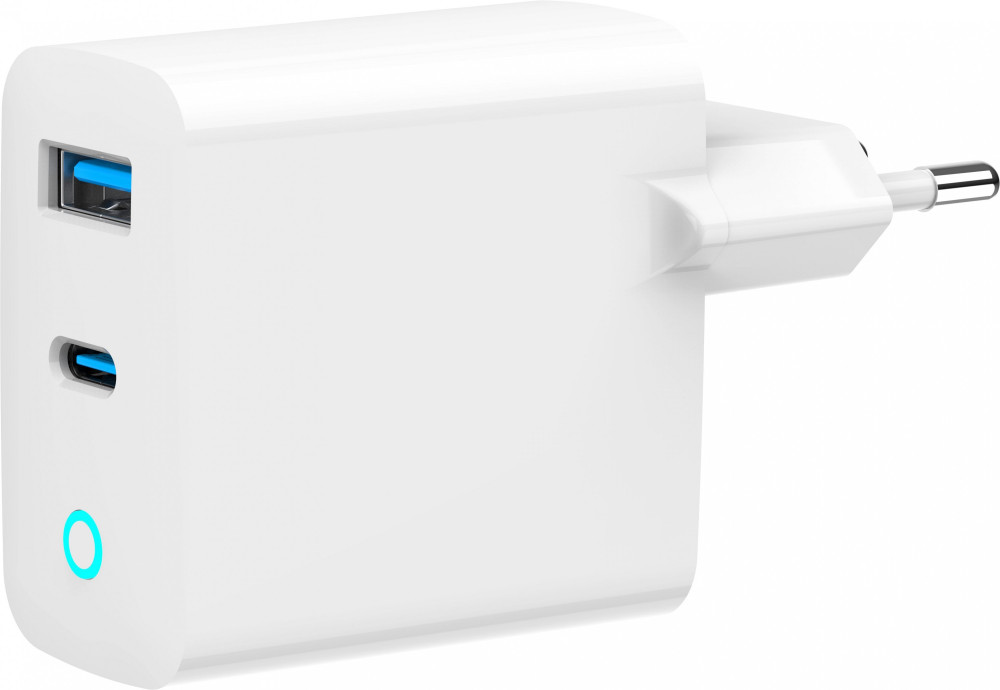 Зарядное устройство Gembird TA-UC-PDQC65L-W-01