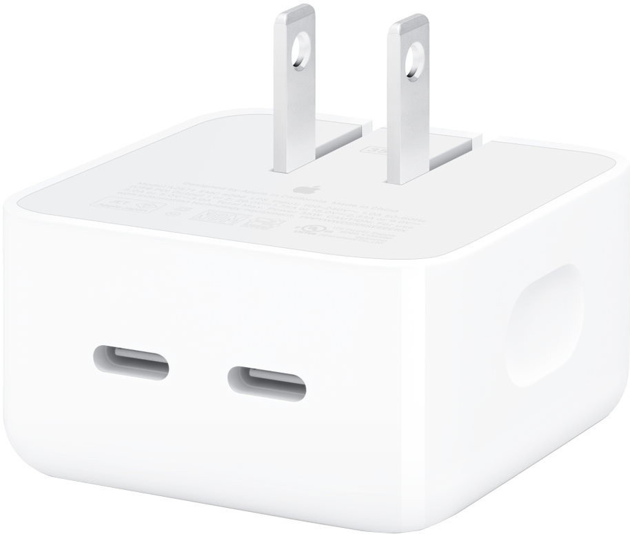 Зарядний пристрій Apple Power Adapter 35W Compact Dual