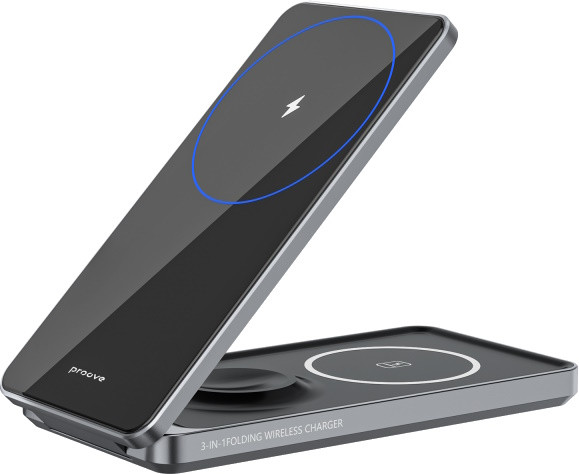 Зарядний пристрій Proove Metal Edge 3 in 1