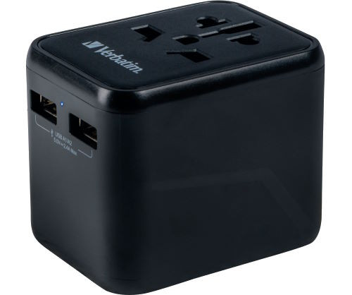 Зарядное устройство Verbatim Universal Travel Adapter 12W