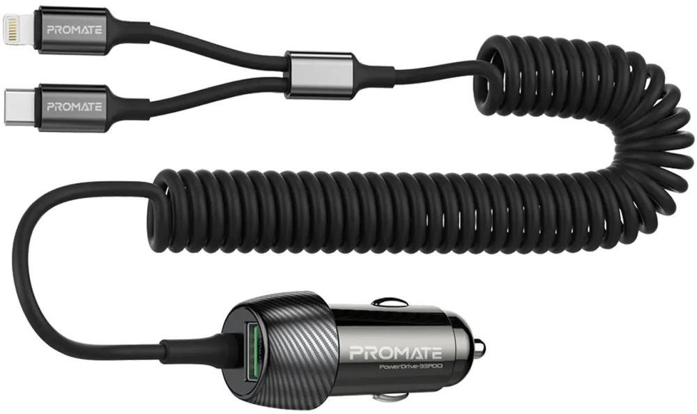 Зарядний пристрій Promate PowerDrive-33PDCi