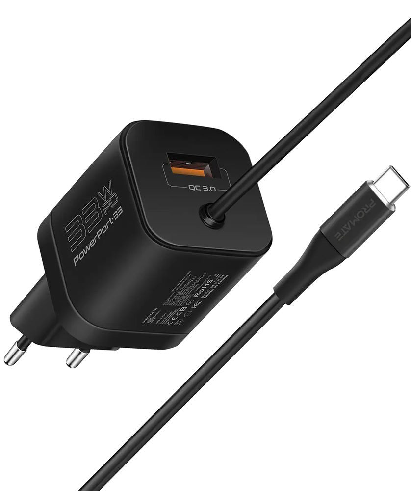 Зарядний пристрій Promate iCharge-PDQC3