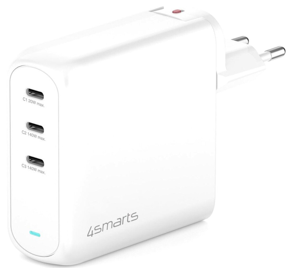 Зарядний пристрій 4smarts GaN Flex Pro 140W